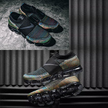 Charger l'image dans la galerie, Original Nike Air VaporMax Moc Rainbow Cushion Men's Running Shoes Sports Sneakers Outdoor Anti-skid Mesh Breathable AH3397-003