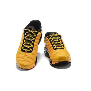 Nike TN Air Max Plus Frequency Pack Yellow Black Men Running Shoes Comfortable Sports Lightweight Sneakers AV7940-700 Original